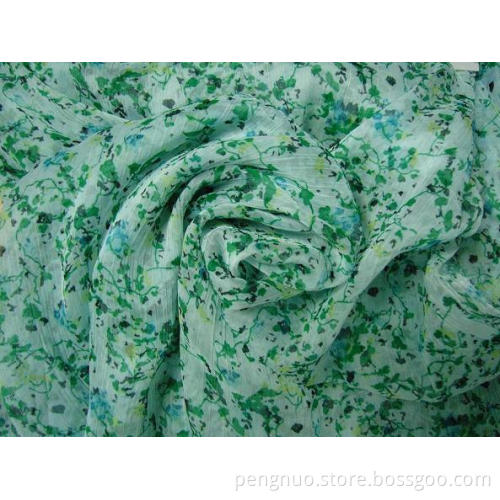 Printed Chiffon Fabric Imitation Silk Fabric